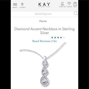 Kay Jewelers Sterling Silver Necklace